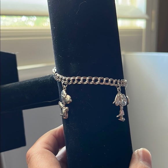 Charming Silver Bracelet with Playful Charms - Picture 4 of 9